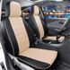 Чохли на сидіння Пежо 307 (Peugeot 307) модельні MAX з екошкіри Чорно-бежевий MAX-6341 фото 1