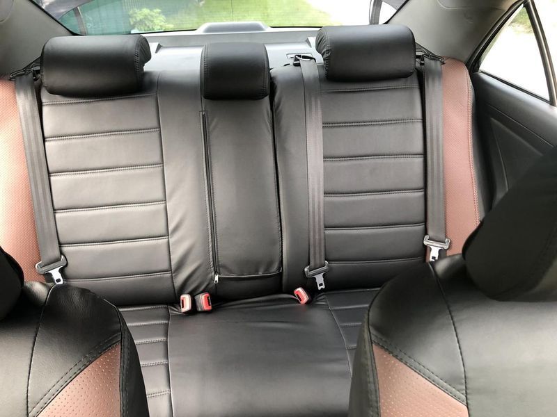 Чохли на daewoo nubira модельні MAX-L з екошкіри Чорно-коричневий 1348355494 фото