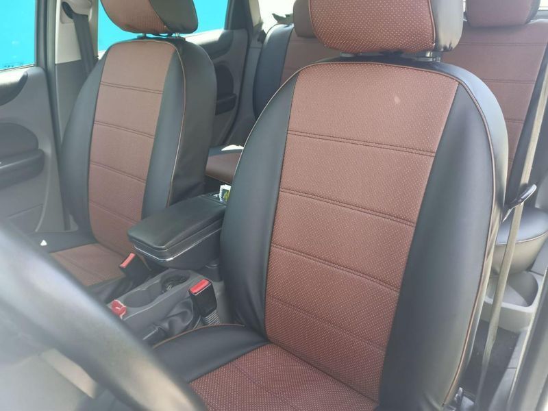 Чохли на сидіння Хюндай Елантра (Hyundai Elantra) 2006-2010 р модельні MAX-N з екошкіри Чорно-коричневий MAX-N-6575 фото