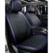 Чохли на сидіння Сітроен С4 (Citroen C4) модельні MAX-N з екошкіри Чорно-синій MAX-N-6829 фото 2