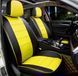 Чохли на сидіння Форд Ф'южн (Ford Fusion) модельні MAX-N з екошкіри Чорно-жовтий MAX-N-6638 фото 1