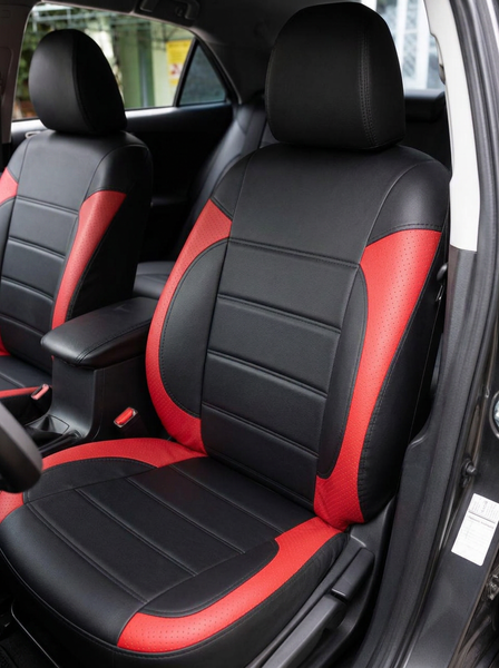 Чехлы на сиденья Renault Clio модельные НЕО Х, экокожа L-957255 фото