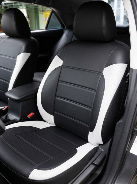 Чехлы на сиденья Renault Clio модельные НЕО Х, экокожа L-957255 фото
