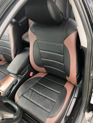 Чехлы на сиденья Skoda Fabia 1 модельные НЕО Х, экокожа L-957773 фото