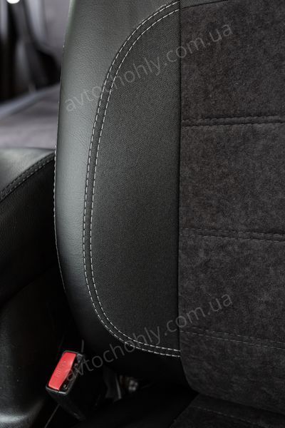 Чехлы на сиденье Опель Астра H (Opel Astra H) MAX-K комбинированные аригона алькантара MAX-K 252 фото